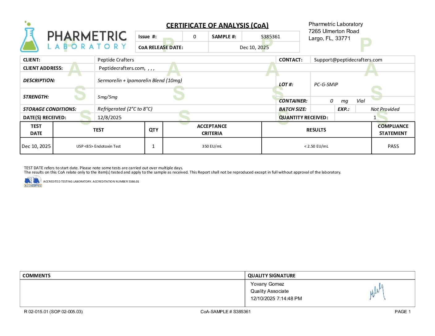 SERMORELIN + IPAMORELIN (5/5MG) BLEND SERMORELIN + IPAMORELIN (5/5MG) BLEND